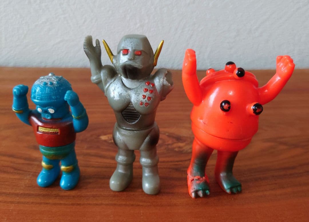 ソフビ　ジャンクセット　ウルトラの母　サラセニアン　ロボコン　当時物　部品取り