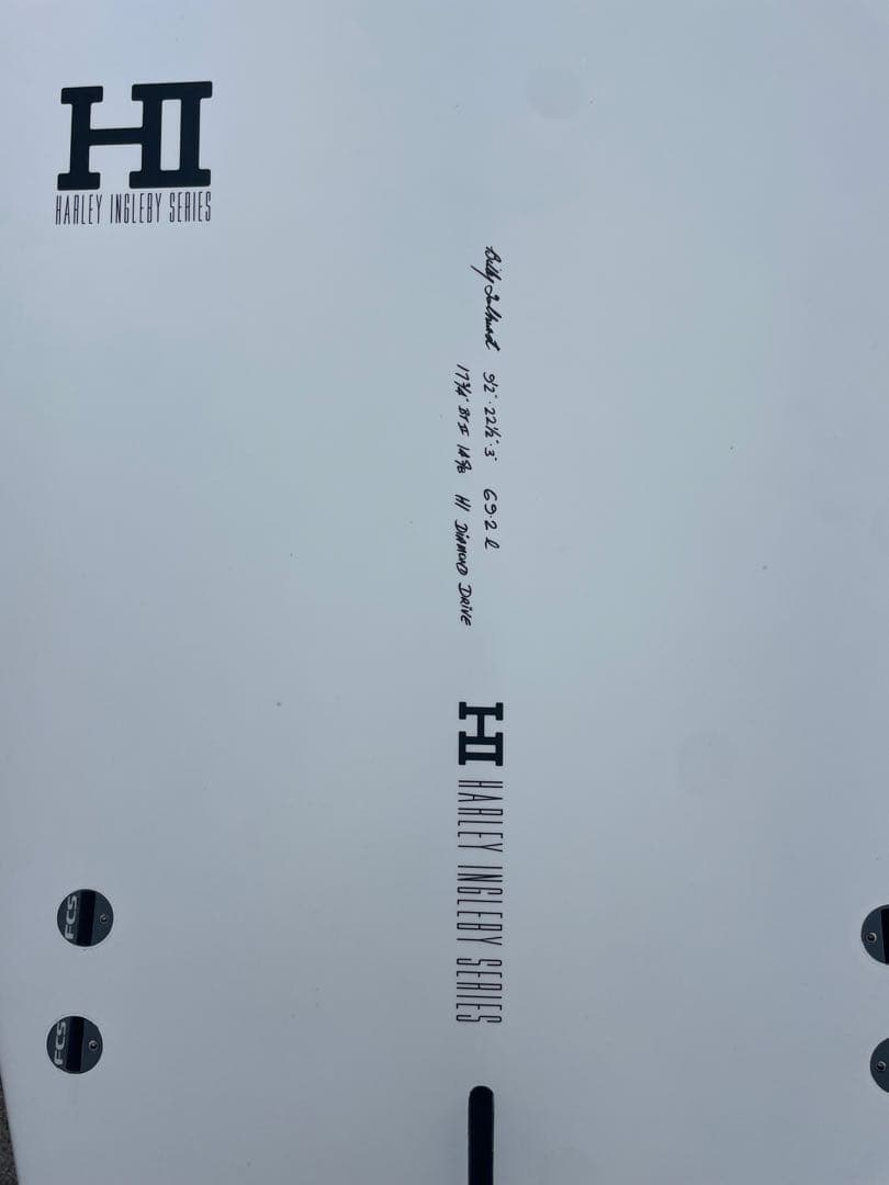 HARLEY INGLIEBY SERIES サーフボード 9'2\" ホワイト