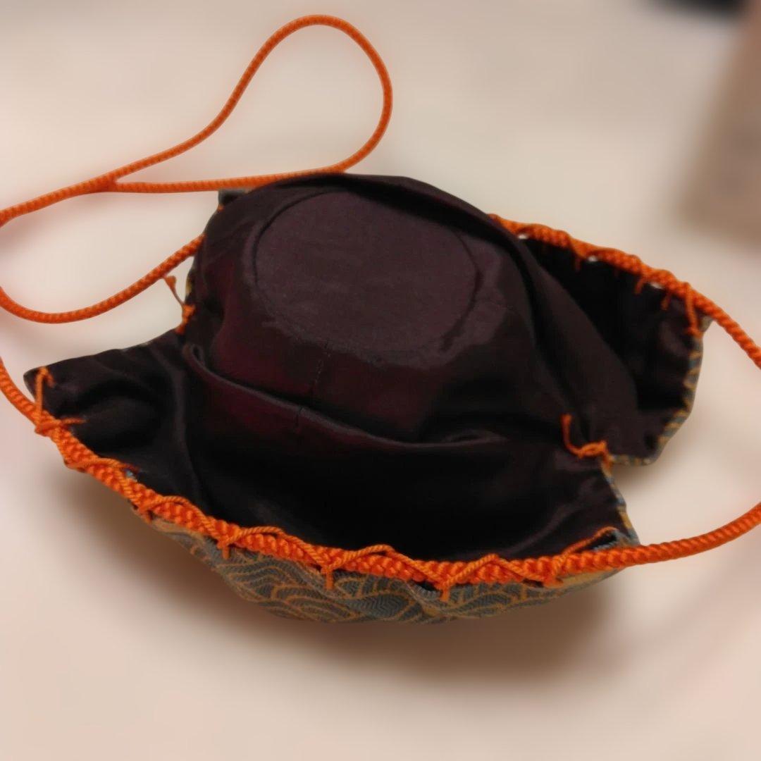 久世宗春 作 老松茶入 割り蓋茶器共箱 仕覆 壺々青海波 本歌写