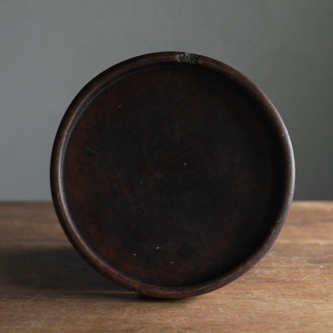 佳き姿の くりぬき盆 小ぶり 古道具 アンティーク