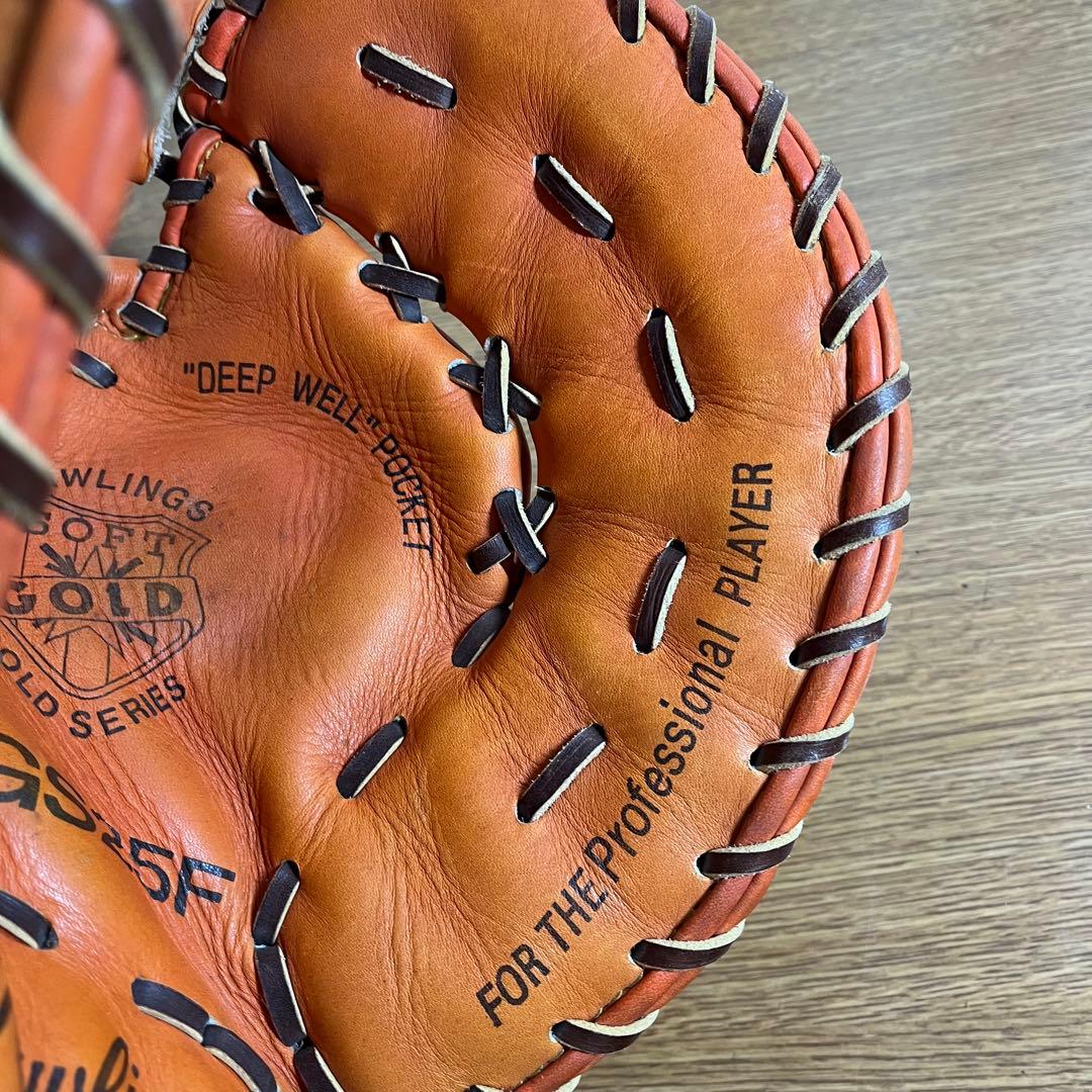 ローリングス Gold Series 一般軟式 ソフト ファーストミット 美品