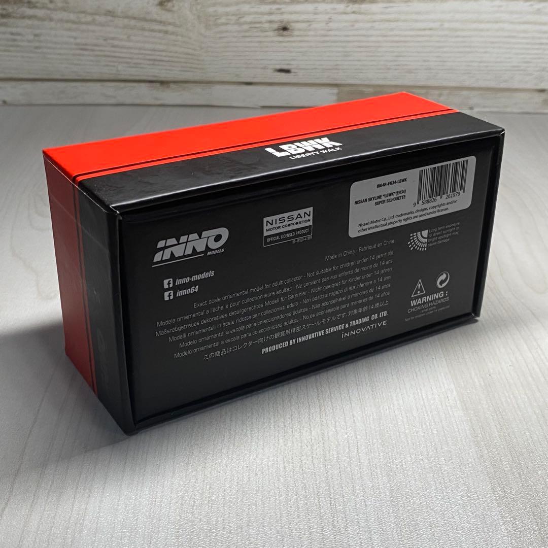 INNO64-R スカイライン ER34 LBWK スーパーシルエット 1/64