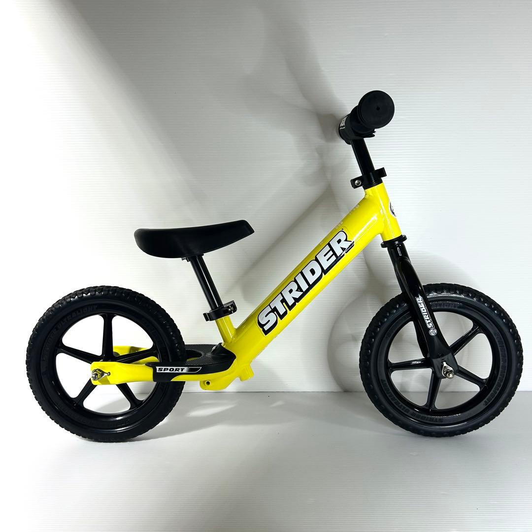 未使用級☆希少カラー ストライダー スポーツ イエロー キックバイク 補助なし