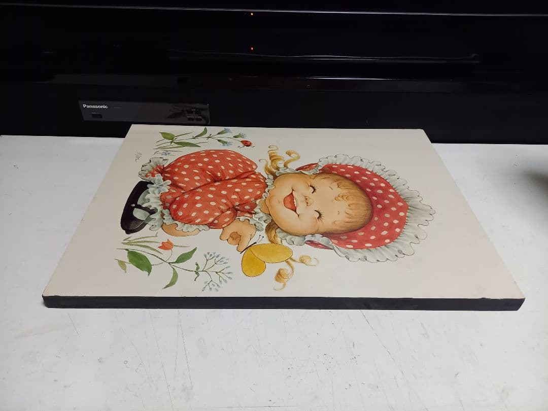 ヴィンテージ　ルース　モアヘッド　ポスターパネル　イギリス　製作品