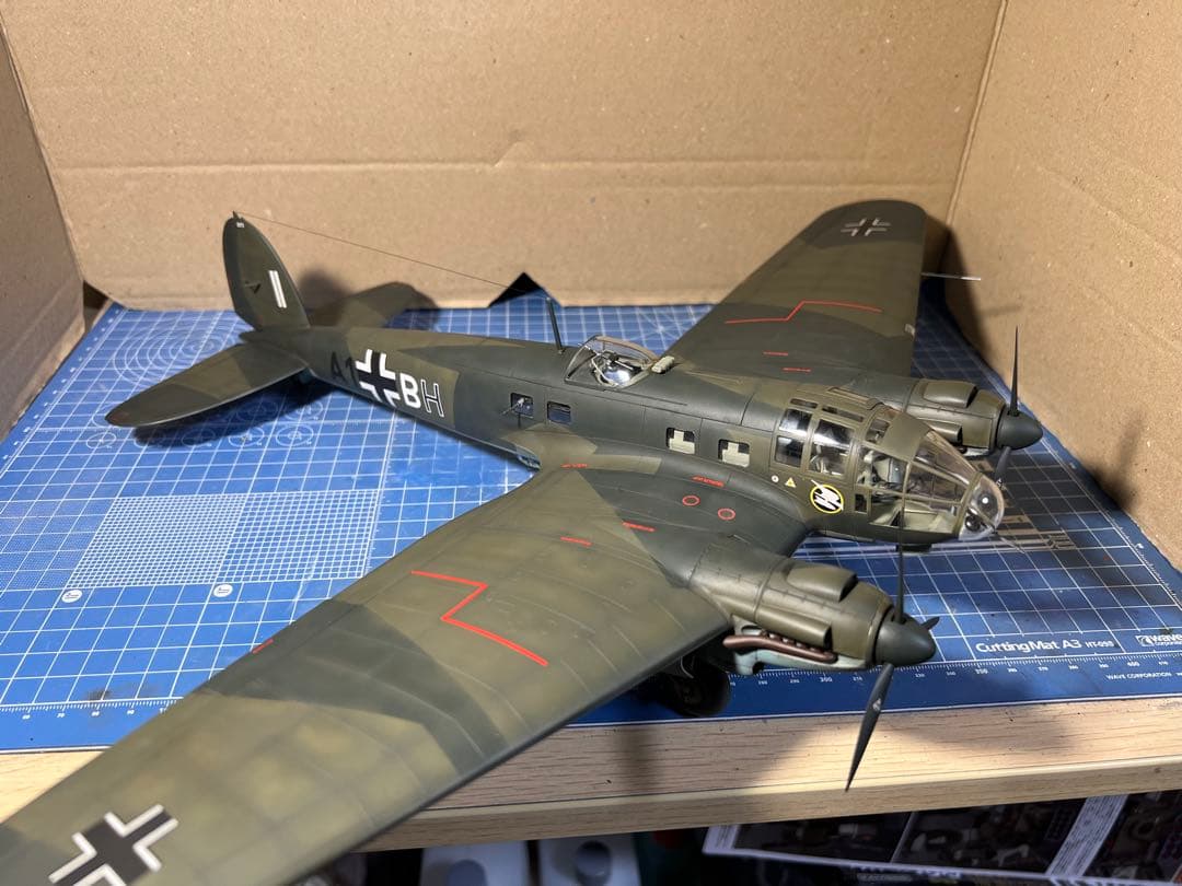 ICM 1/48 ハインケルHe111H-3 完成品