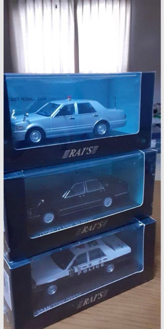 【パトロールカー6台セット】レイズ　セドリック　1/43