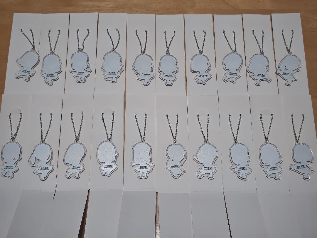 欅のキセキ アクリルチャーム クリスマス衣装 フルコンプセット