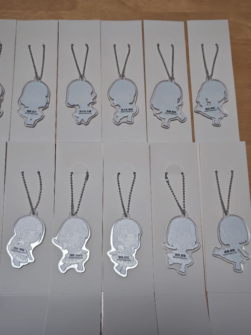 欅のキセキ アクリルチャーム クリスマス衣装 フルコンプセット