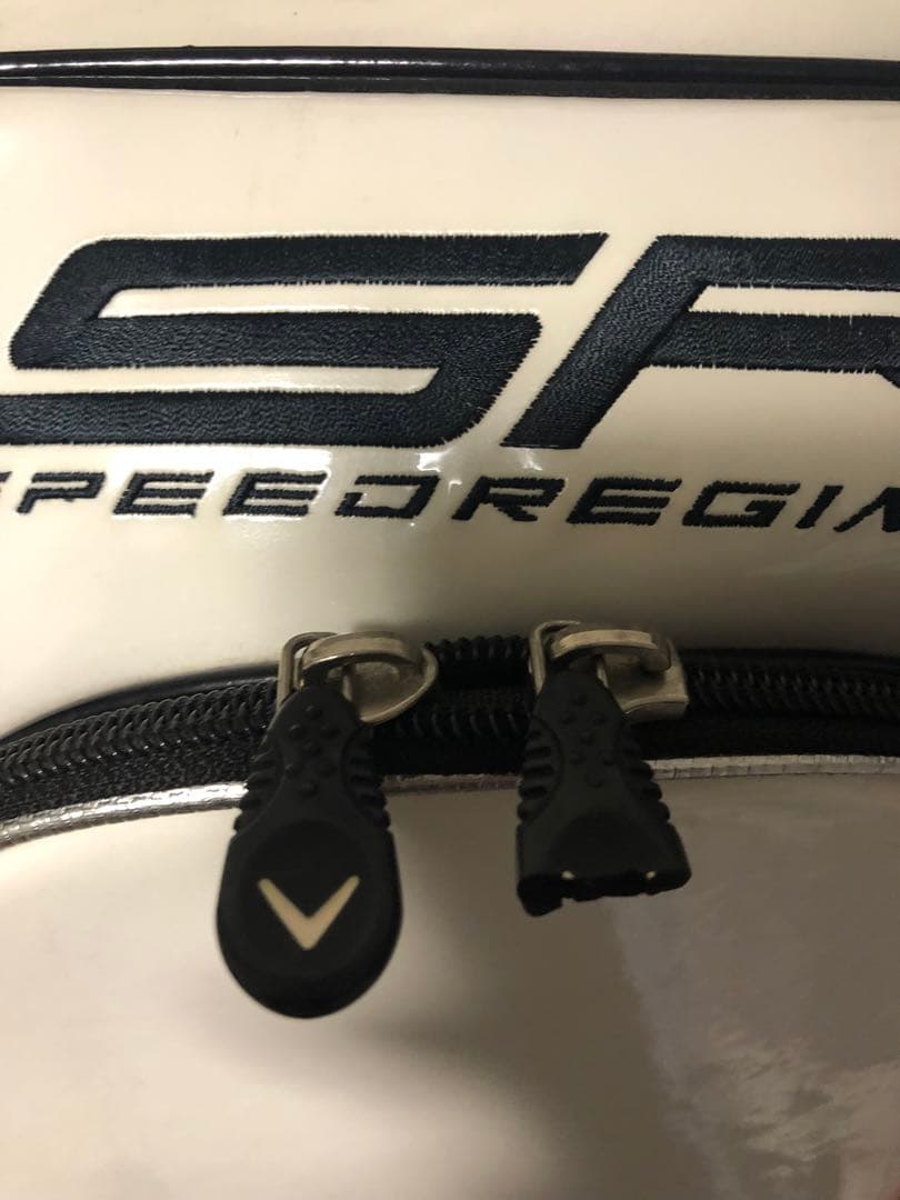 【美品】Callaway キャロウェイ ゴルフ エナメル３点式キャディバッグ