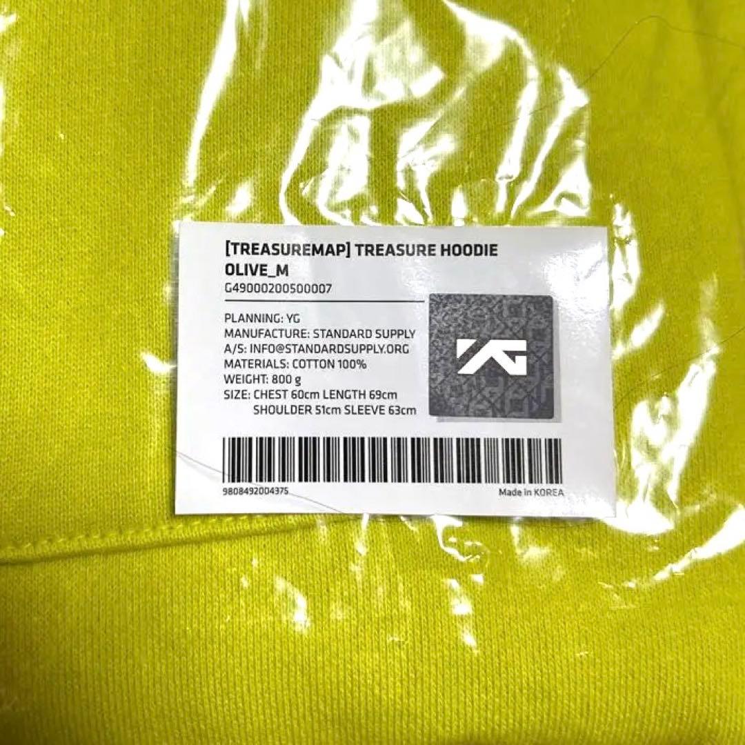 TREASURE MAP フーディ オリーブ ジェヒョク アサヒ Mサイズ