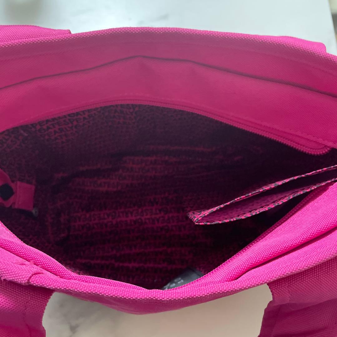 稀少品PEARLY GATES ペイントロゴ　カートバッグ　ピンク　ゴルフポーチ