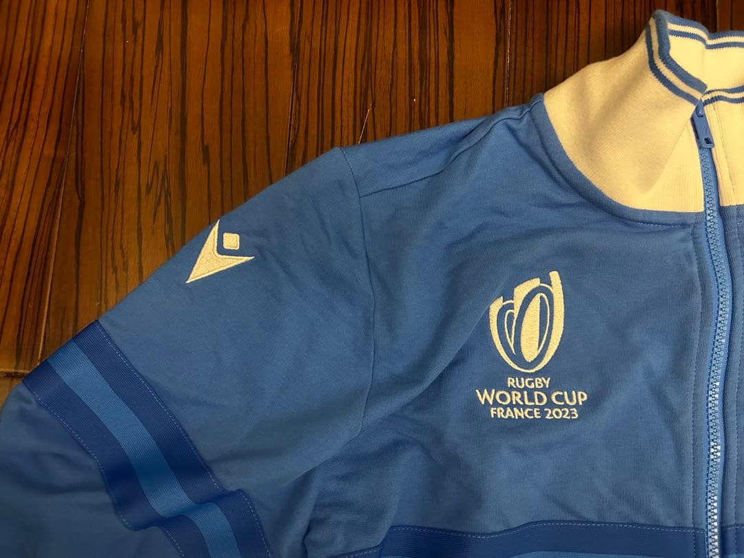 マクロン　ラグビー　イタリア代表23年W杯　フルジップジャケット M