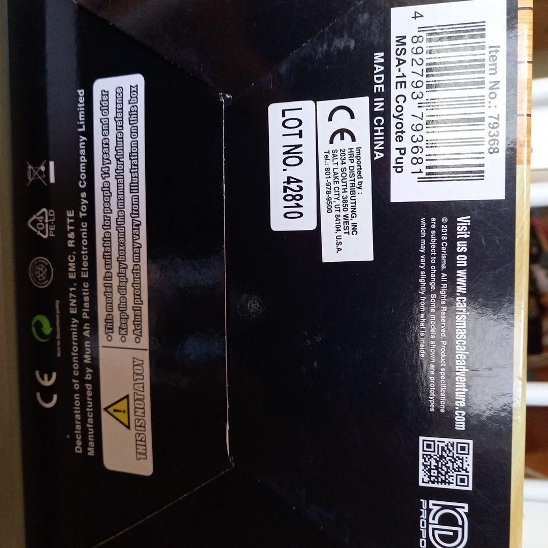 Canisma 1/24RTRクローラー COYOTE 訳あり