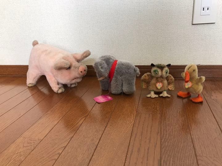 シュタイフ アニマル ぬいぐるみ2体 ビンテージ