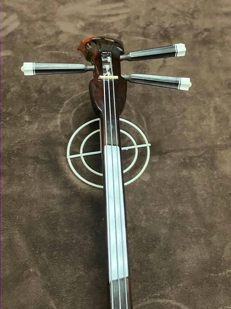 沖縄三線上質クルチ真壁型本皮一枚張りスンチ塗り期間限定