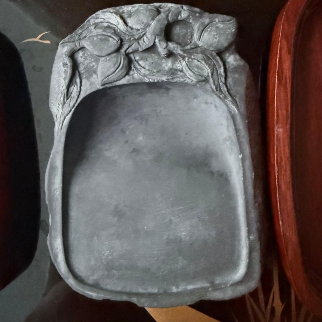 2245様感謝‼️旧家蔵出書の極み『桃陽刻天然端渓硯』」文房四宝