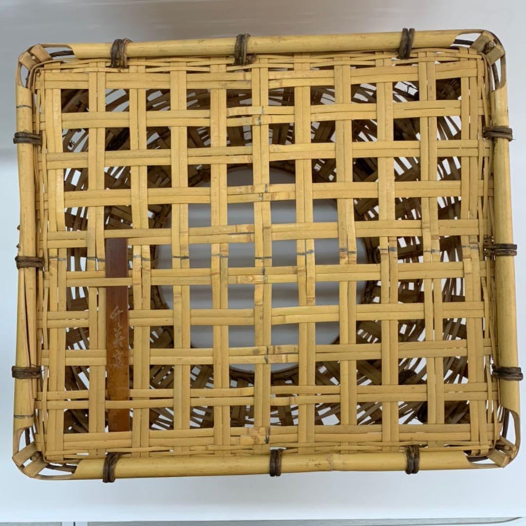 【籠花入21】宗全籠　手無し★竹美斉　高さ19㎝