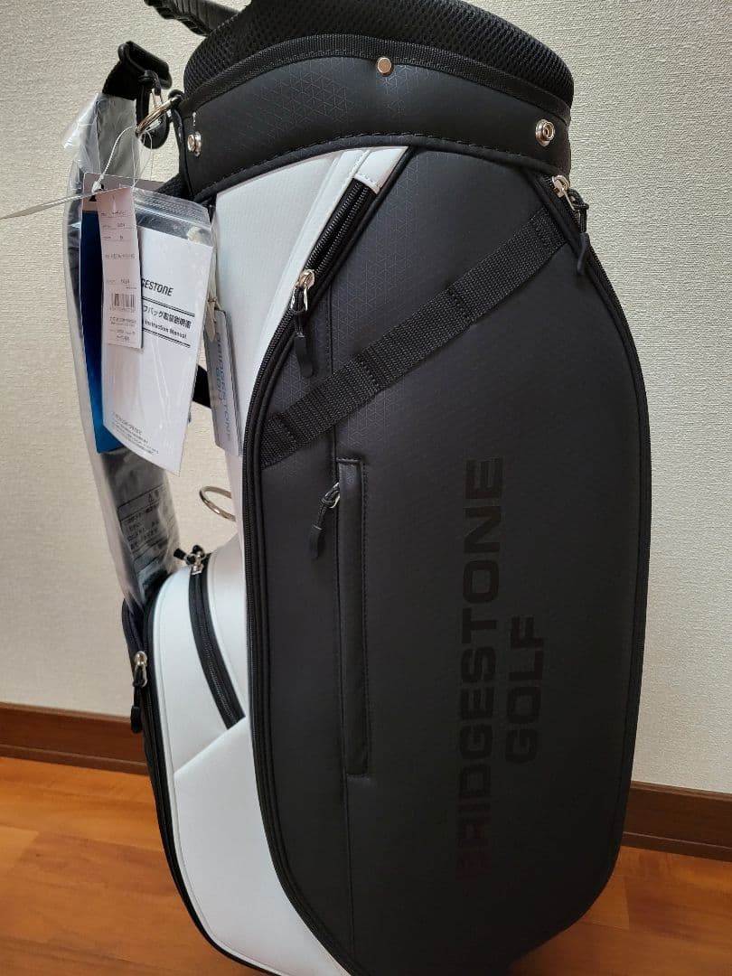 新品　ブリヂストン 軽量 CB2524 BK(黒) キャディバッグ 2025年