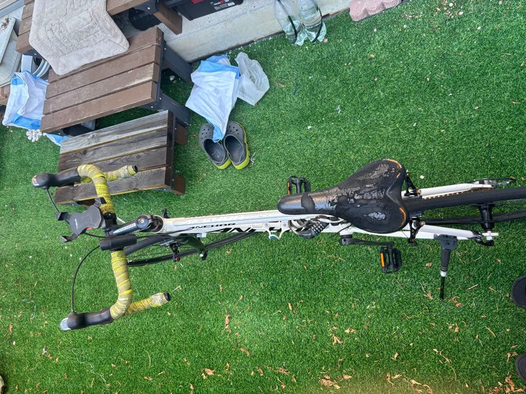 ANCHOR ホワイト ロードバイク