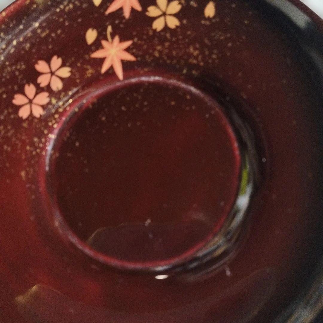 輪島塗　桜と紅葉柄　5枚(桐箱入り)