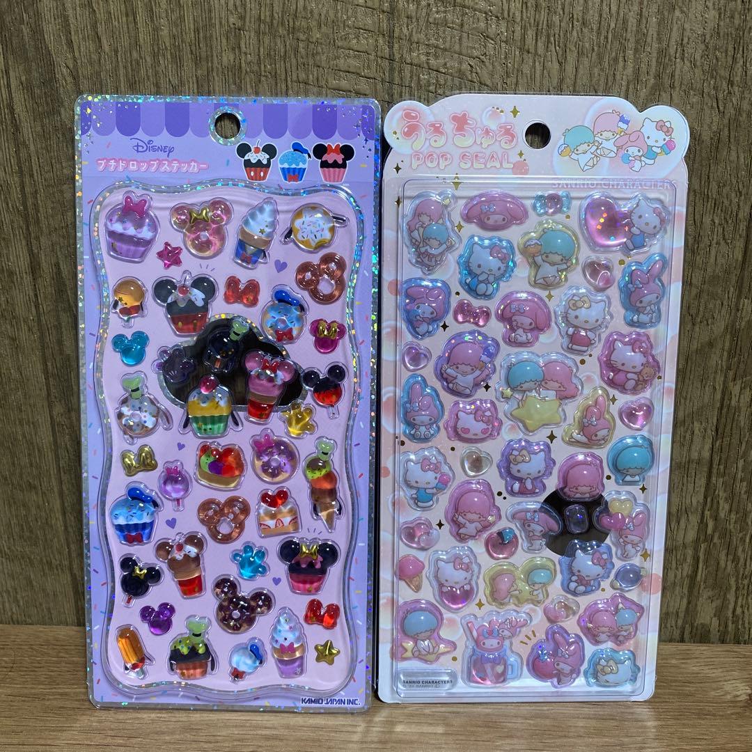 【正規品】ボンボンドロップシール　プチドロップステッカー　うるちゅる　8点