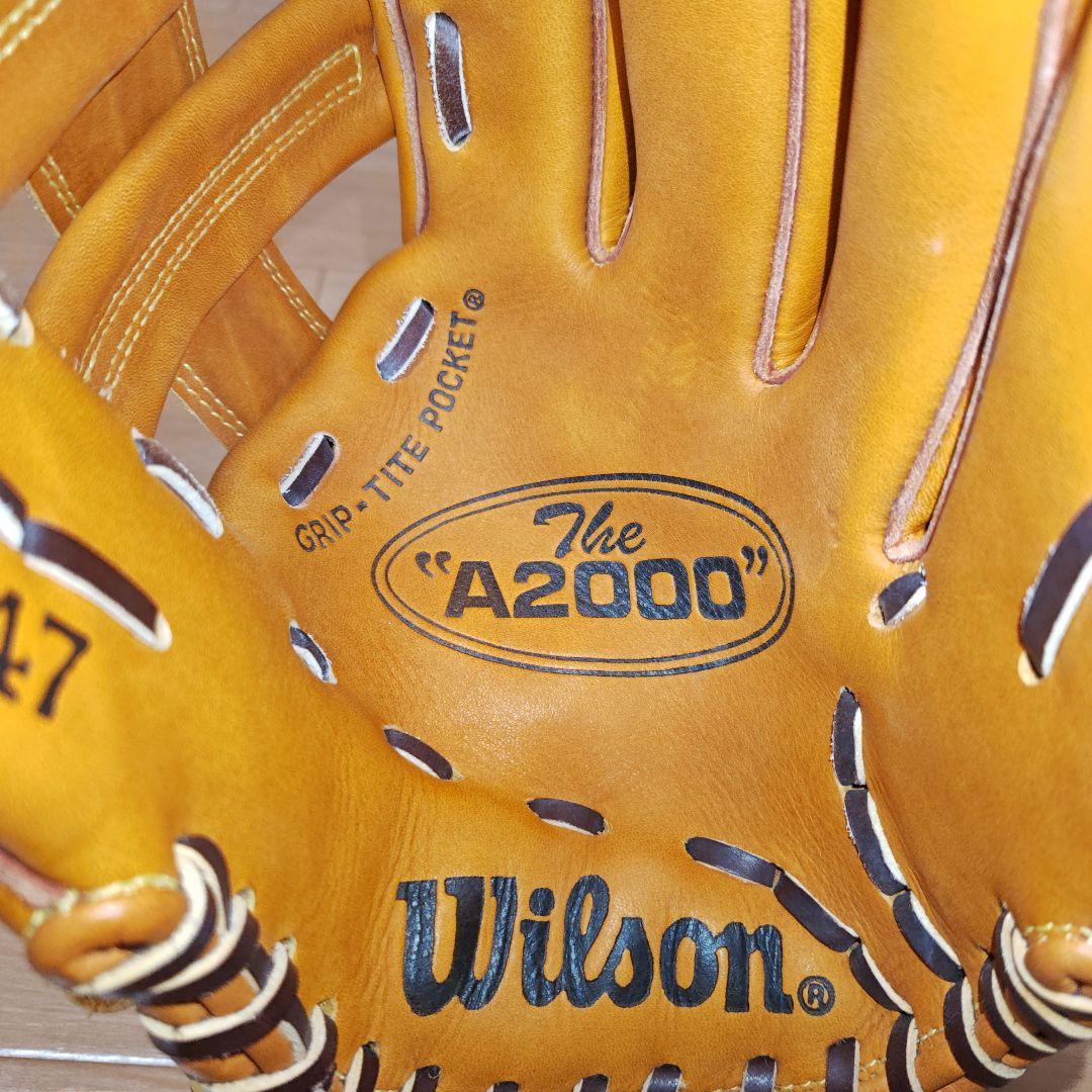 ウィルソン A2000 軟式グローブ 外野手用 グローブ 野球 レア