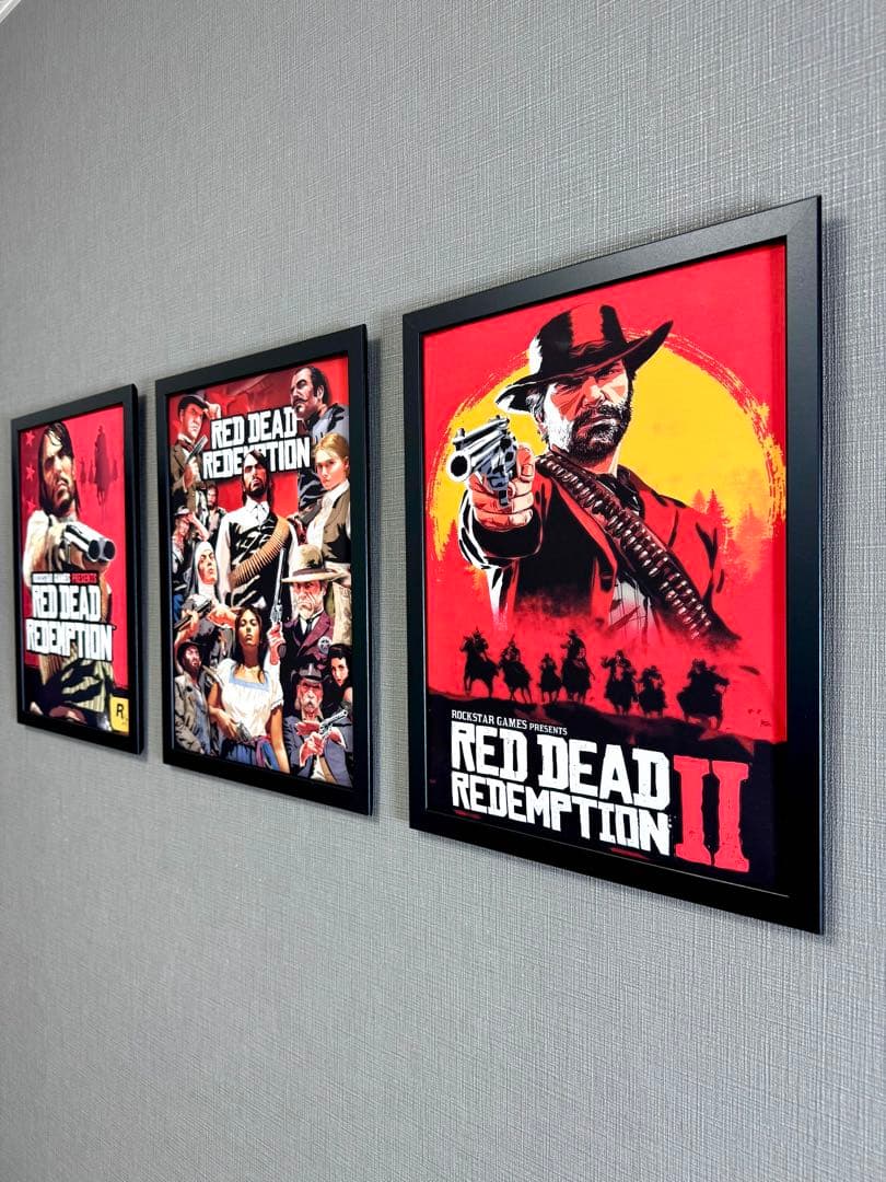 No.273フレーム付きキャンバスアート　レッドデッドリデンプション