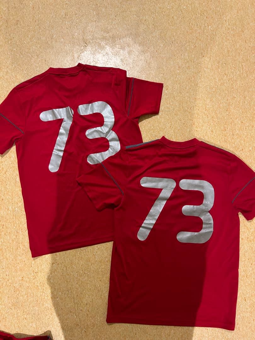 帝京第三　サッカーウェア 73赤