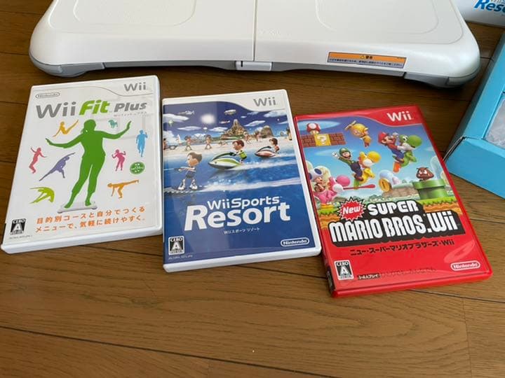 Wii本体バランスWiiボード本体カセット3枚