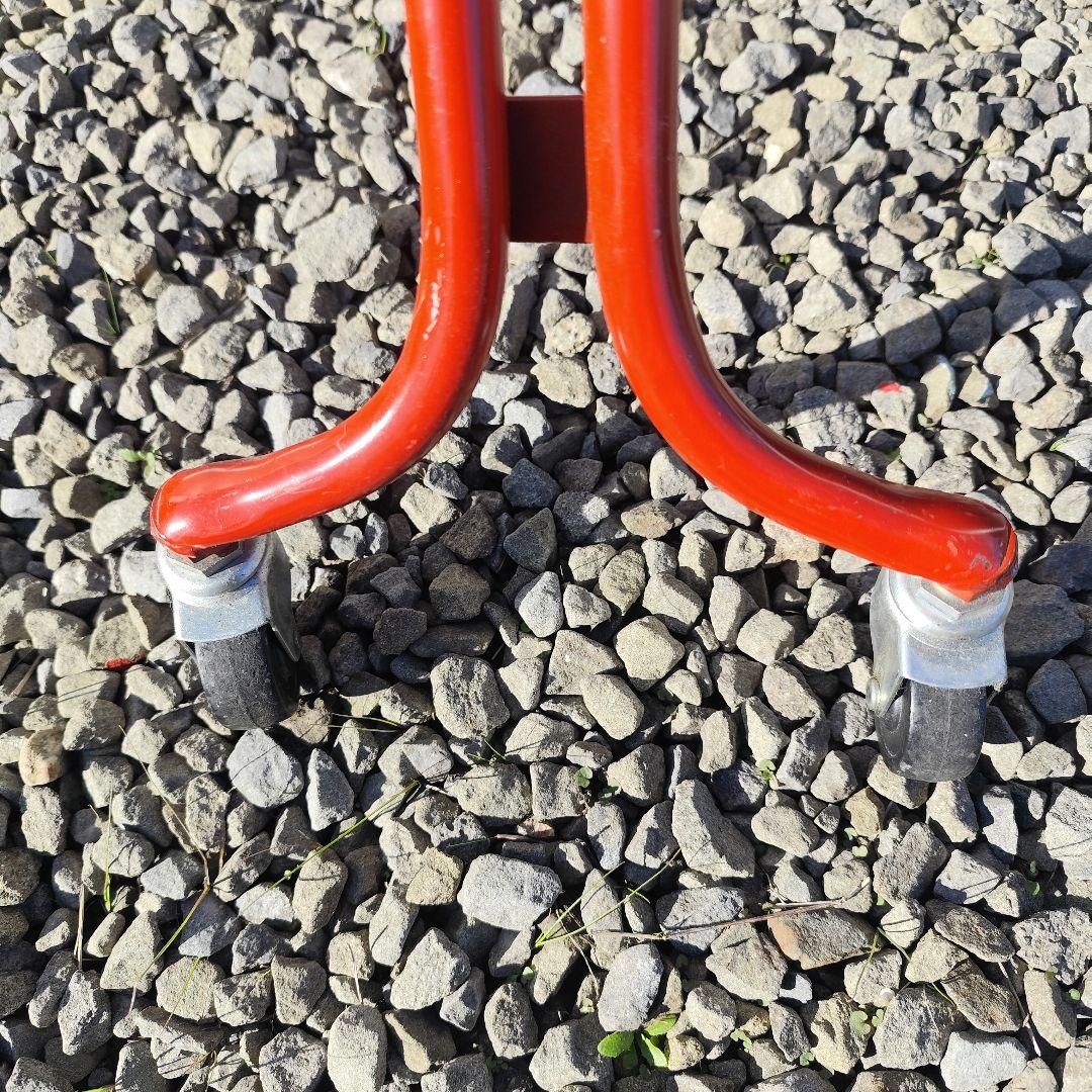 レア 珍品 補助輪付き １輪車 いちりんしゃ 赤