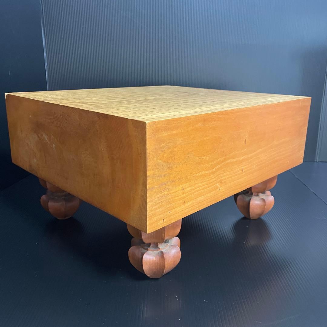 【本榧碁盤】14cm厚 4寸6分 香気漂う 重厚15.8kg 桐箱 布付属 囲碁