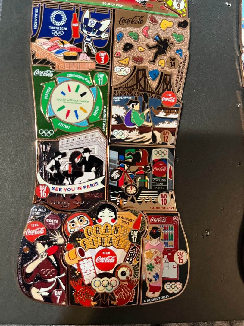 東京オリンピック パラリンピック2020 コカコーラデイピン コンプリートセット