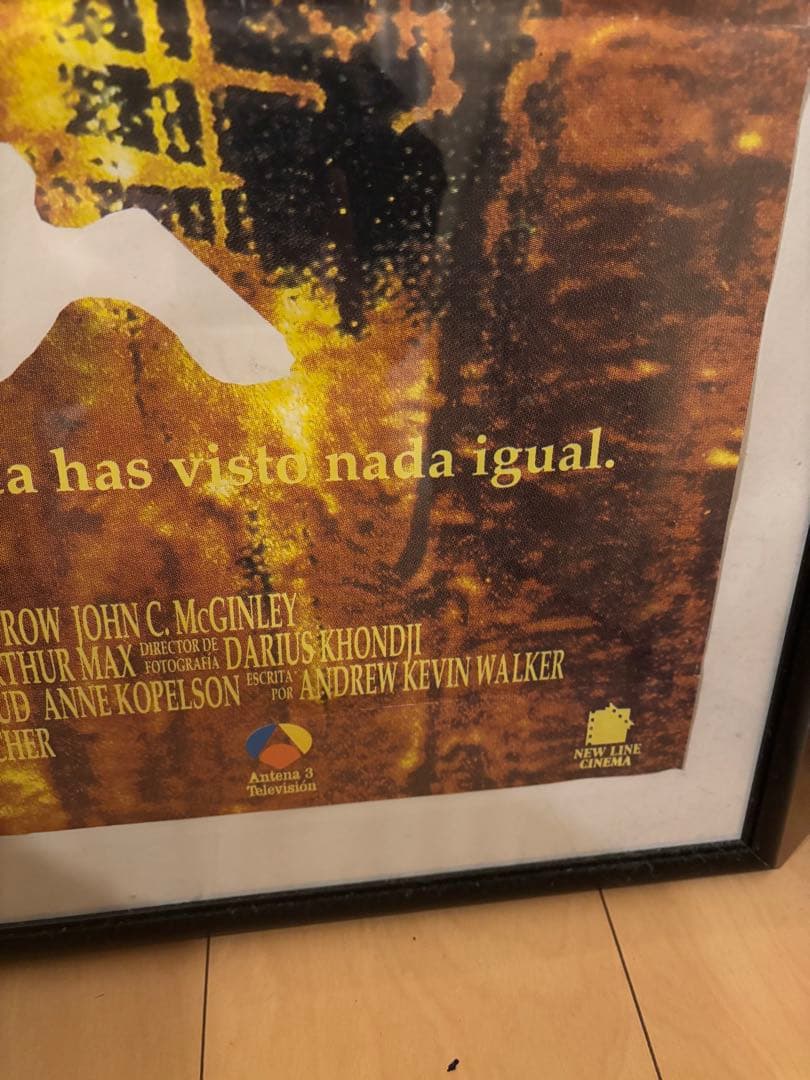 SEVEN 映画ポスター ブラッドピット モーガンフリーマン 洋画