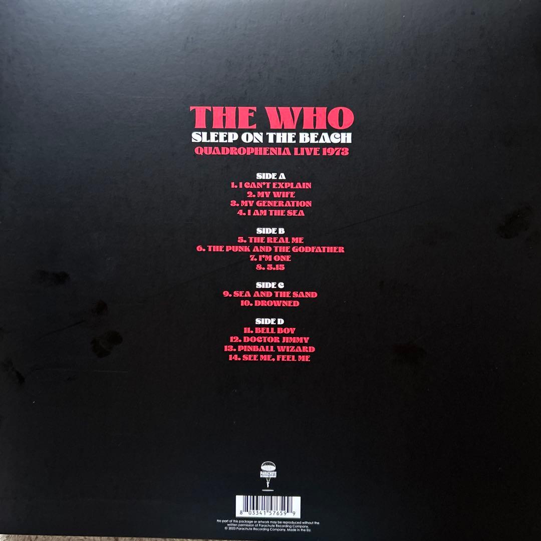 送料無料　名盤　THE WHO 2牧組レコード四重人格　LIVE 1973