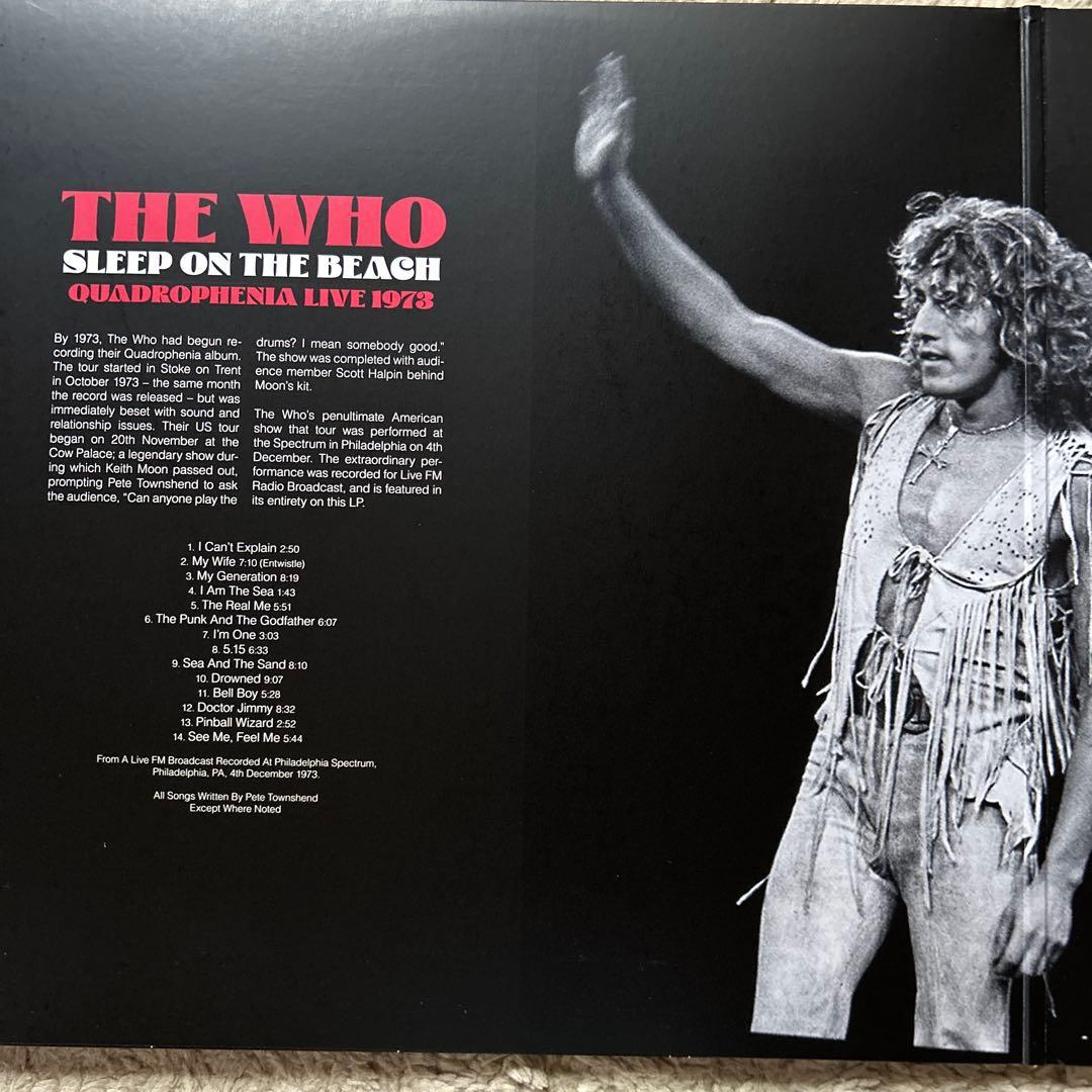 送料無料　名盤　THE WHO 2牧組レコード四重人格　LIVE 1973