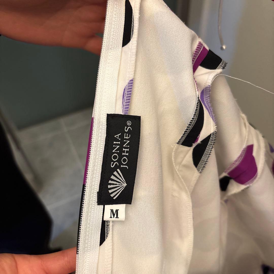 ソニアジョーンズ　フラメンコ　衣装　水玉模様 フリル付き　ツーピース　M