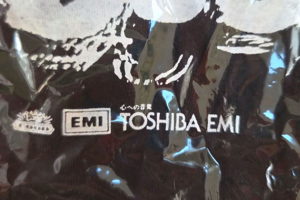 希少　年代物　ジーザス・ジョーンズ　TOSHIBA　EMI 黒Tシャツ