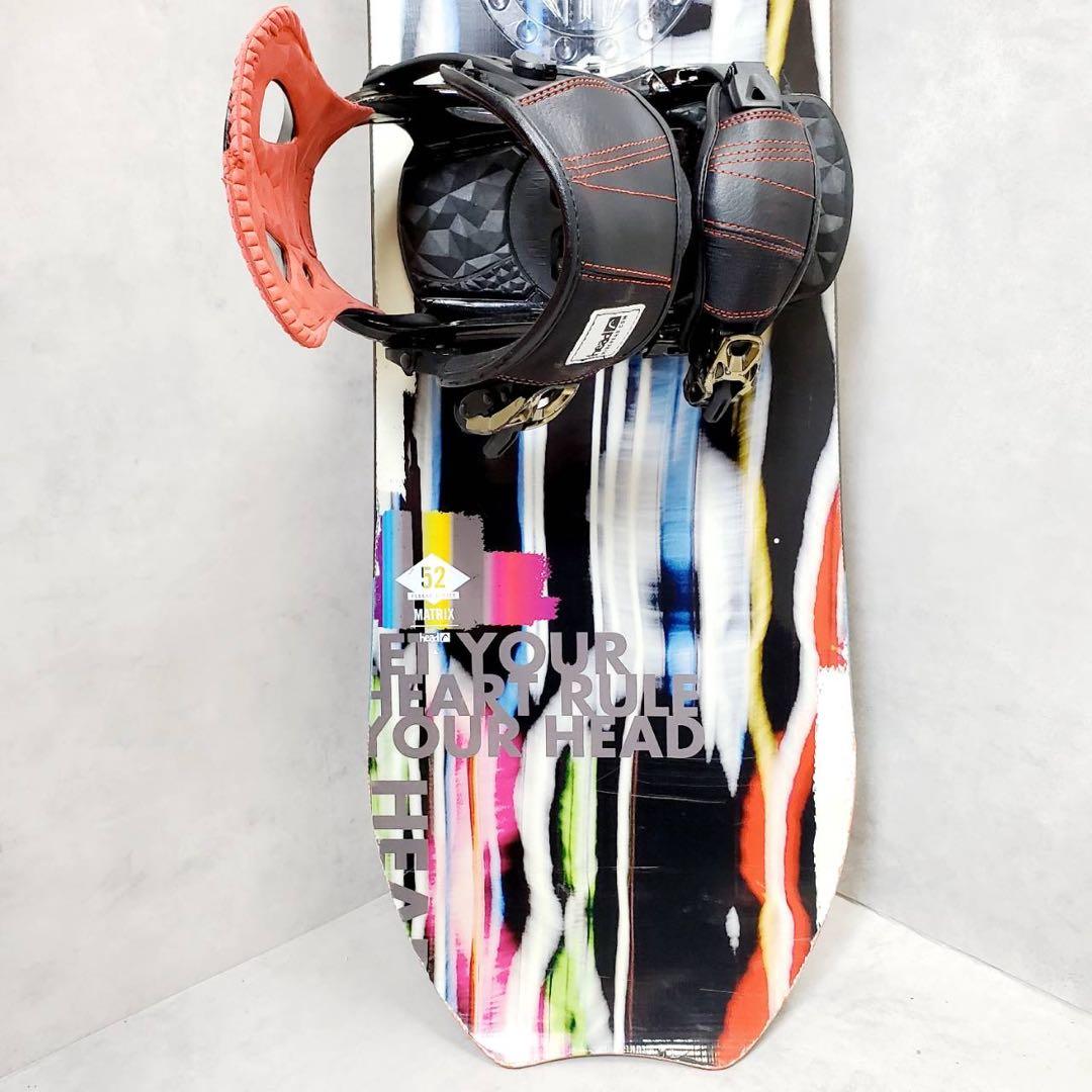 【2セット】HEAD MATRIX スノーボード 152cm ビンディング付 M