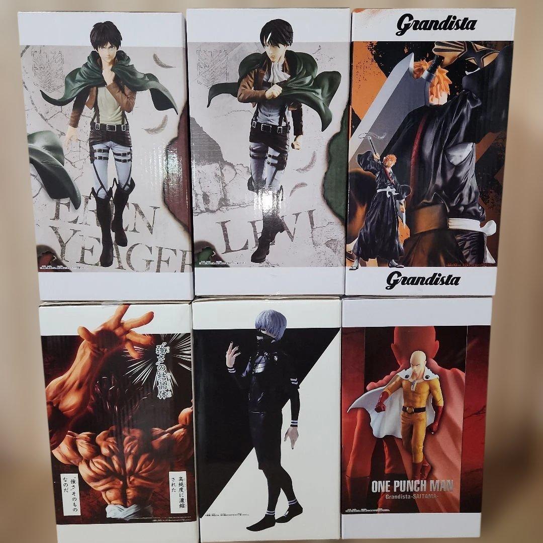 BANDAI　grandista6点　進撃東京喰種等　#白るまんどのフィギュア