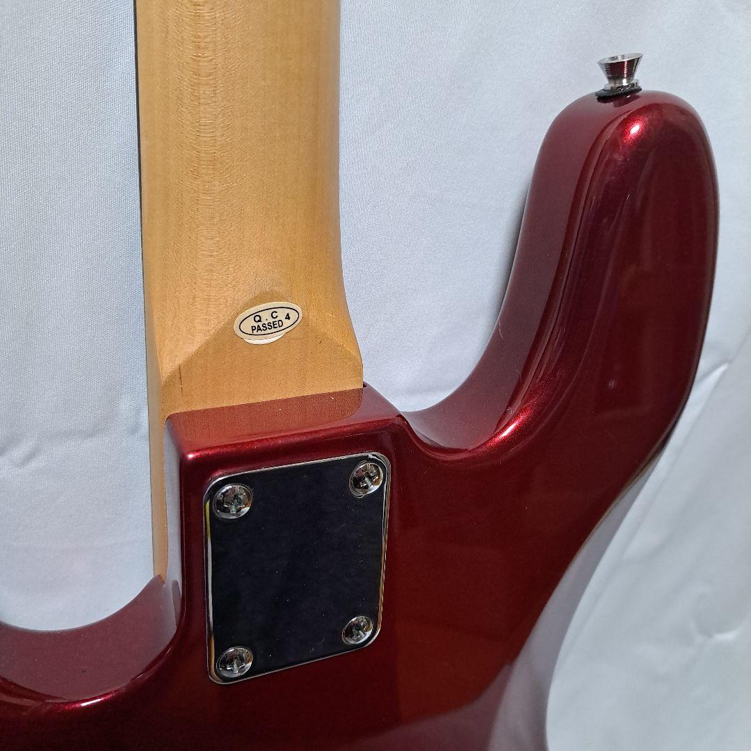 ま*お様 SELDERエレキベース レッド 4弦 シングルコイル