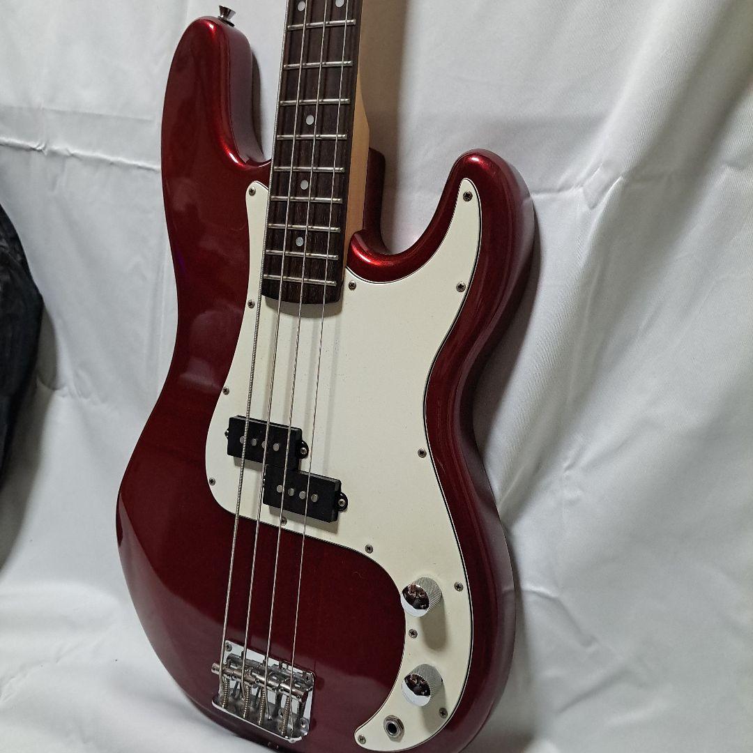 ま*お様 SELDERエレキベース レッド 4弦 シングルコイル