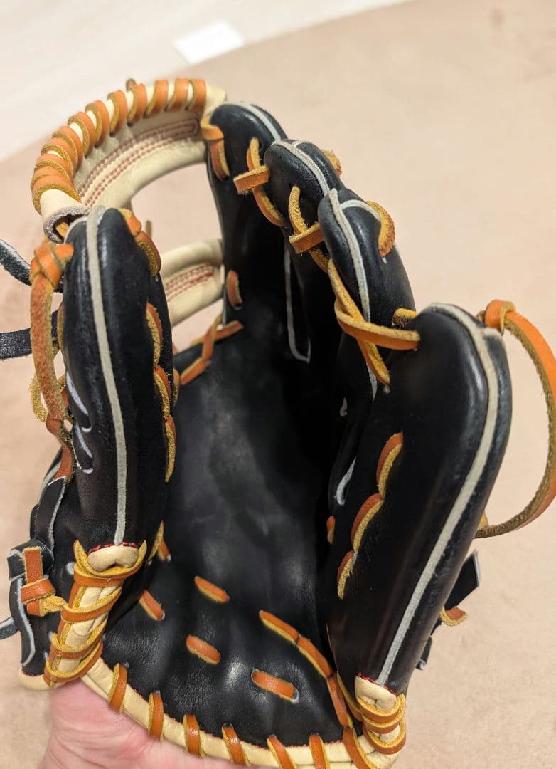 ATOMS　アトムズ　内野軟式グローブ　一般 ANX-04 BLK　右投用