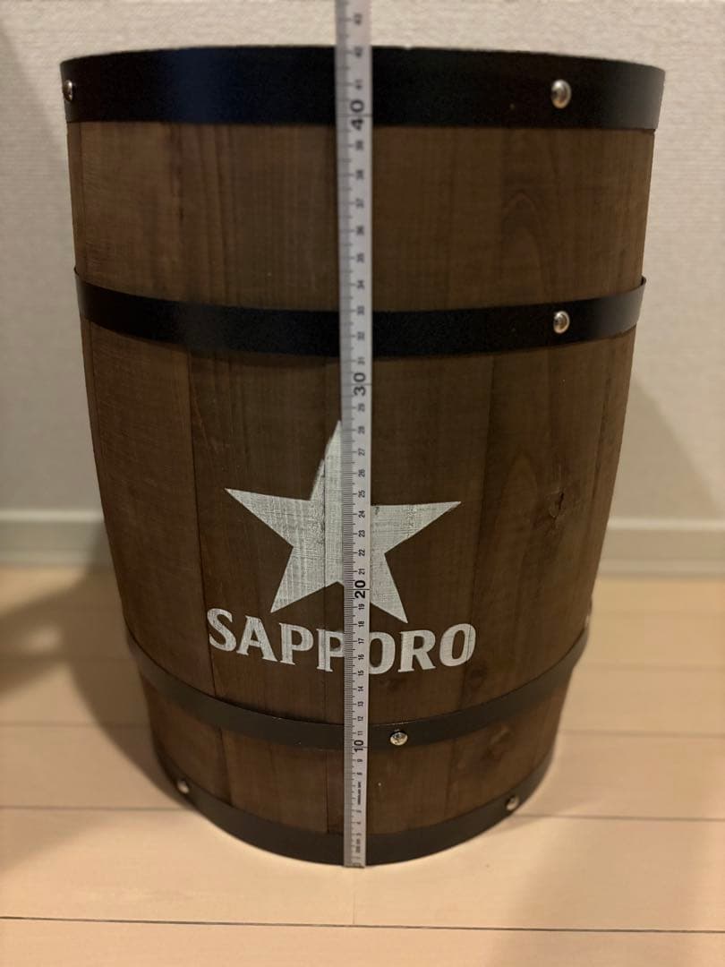 ★非売品★ 美品 サッポロビール 木製樽 オブジェ レトロ