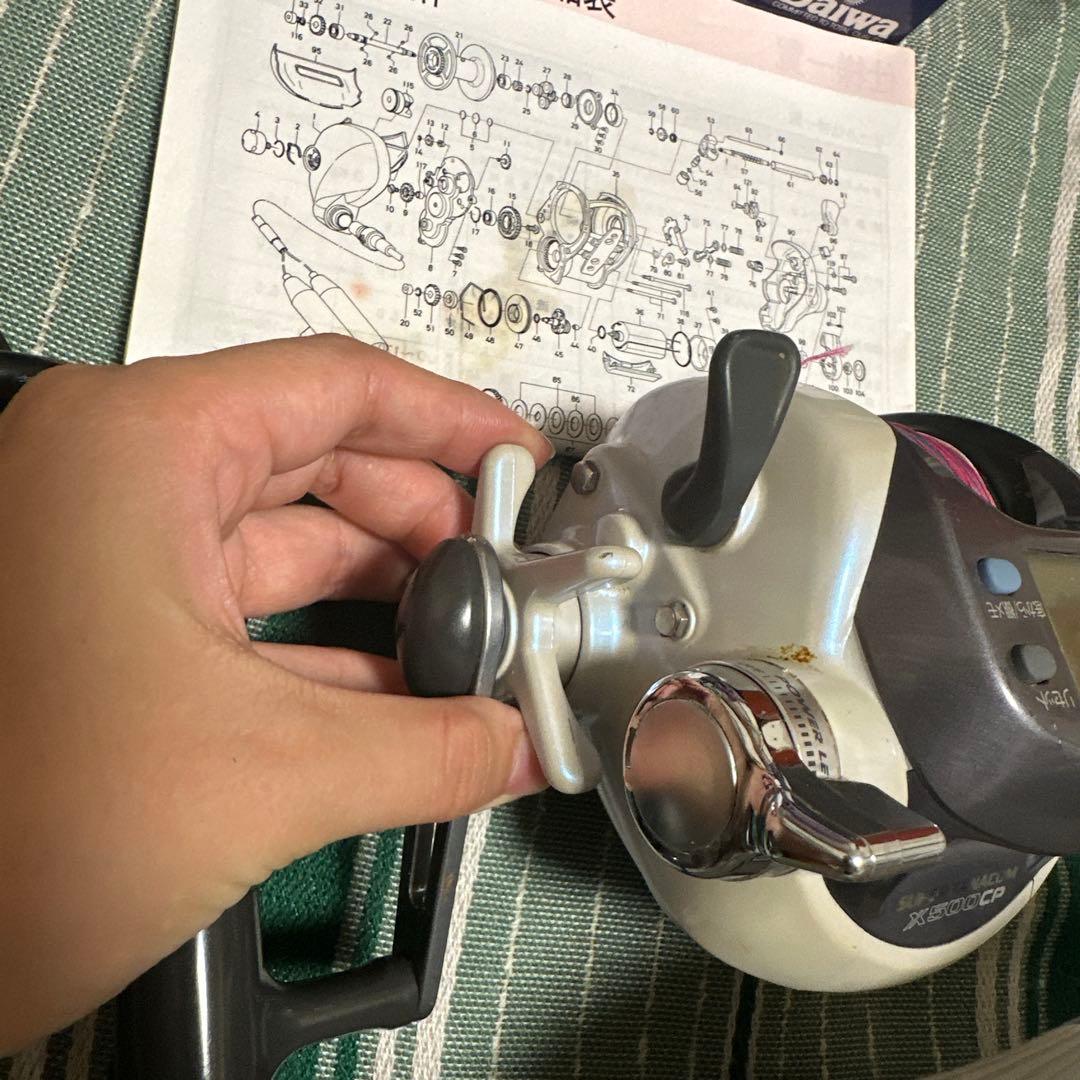 ダイワ　 SUPER TANACOM X 500 CP 電動リール ジャンク品