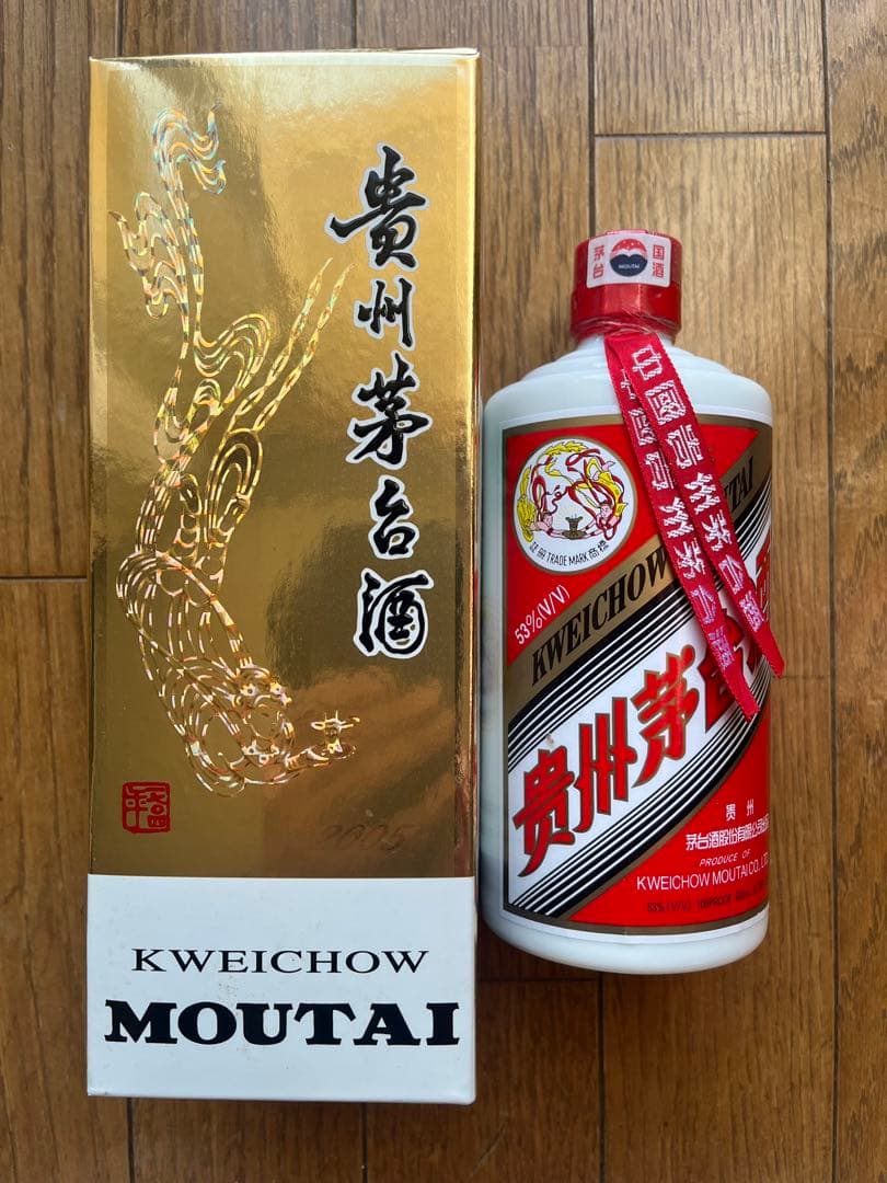 貴州茅台酒　Moutai 白酒 500ml 2005年製 グラス付き