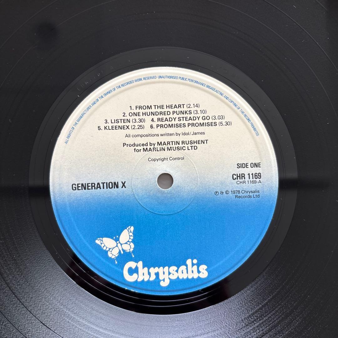 Generation X _変形 LPレコード帯付き_Billy Idol