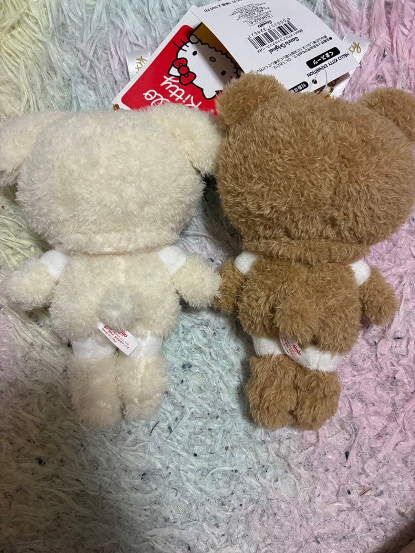 ハローキティ展　マスコットキーホルダー　雪うさぎ　くまスーツ