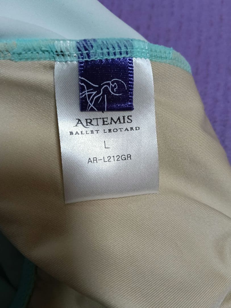 Artemis アルテミス ボートネック グラデーションレオタード Lサイズ