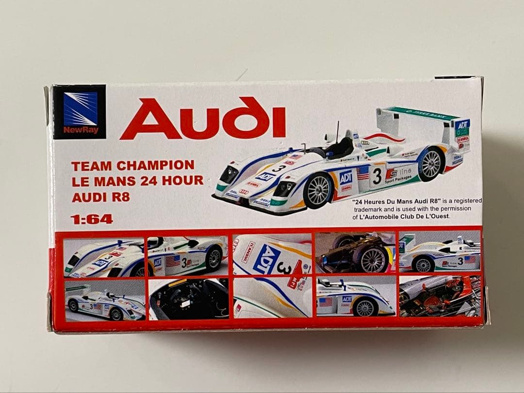 1/64 アウディR8 #3 2005年ル・マン24時間レース優勝 NewRay