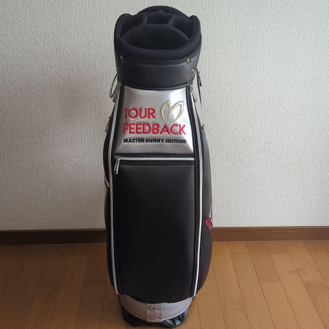 【美品】MASTER BUNNY EDITION ゴルフバッグ 黒×銀色